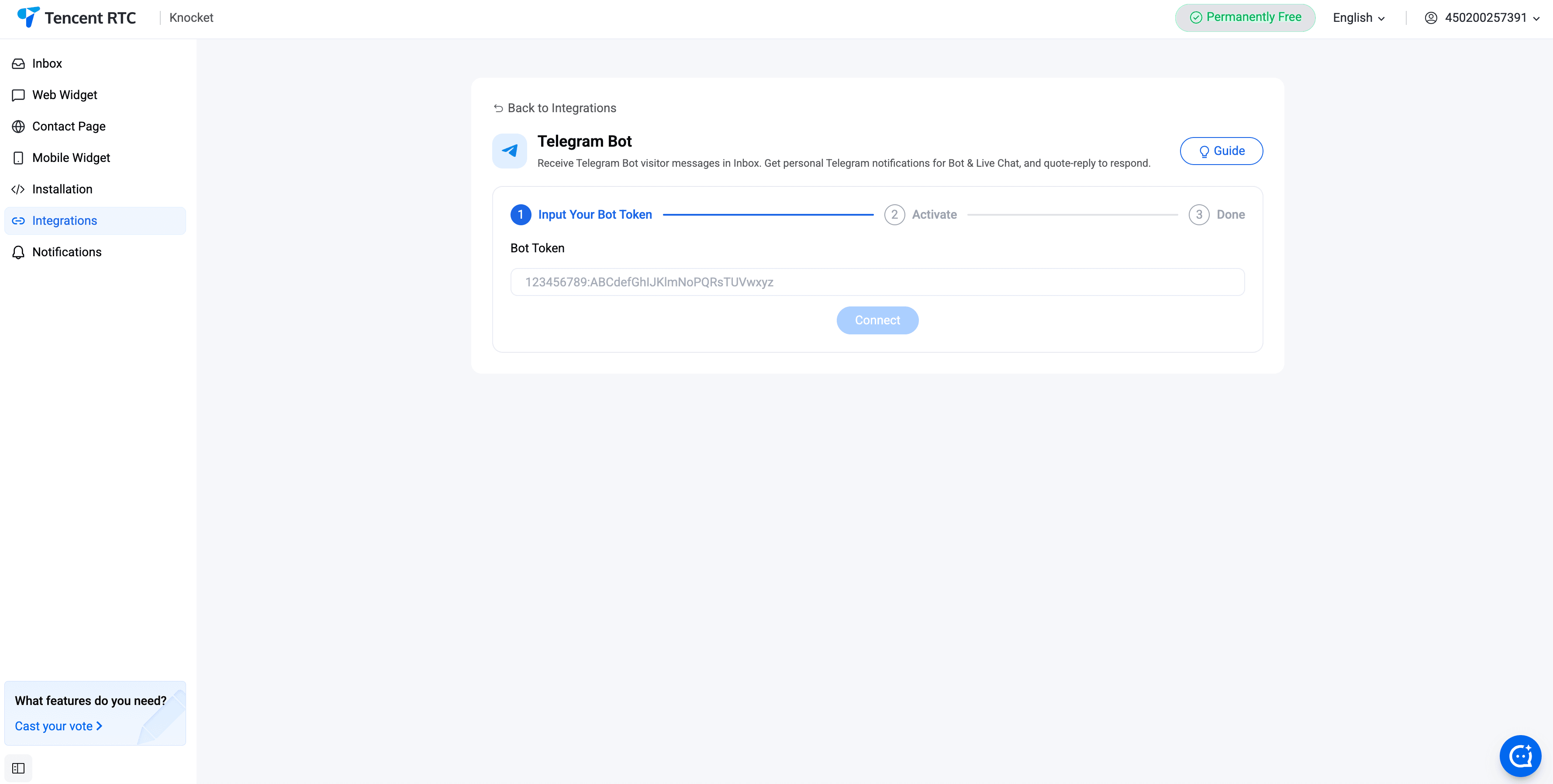 Telegram 机器人 —— 从 BotFather 复制机器人令牌